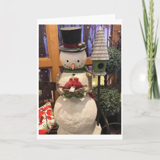 TARJETA FESTIVA DECIR "FELIZ NAVIDAD" A "USTED" ES ESPECIAL (Anverso)