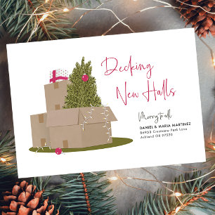 Tarjeta Festiva Decoración de nuevos salones Cajas móviles
