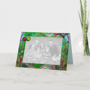 Tarjeta Festiva Decoración de pino de vacaciones (fotograma)