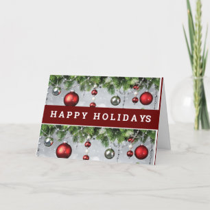 Tarjeta Festiva DECORACIÓN DE VACACIONES DE LOS navidades