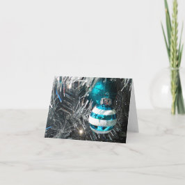 Tarjeta Festiva Decoraciones navideñas
