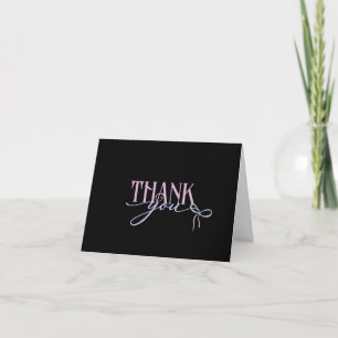Tarjeta Festiva Decorativo GRACIAS con Cinta