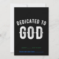 DEDICADO A DIOS PERSONALIZABLE GUAY TEXTO BLANCO