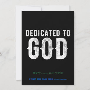 TARJETA FESTIVA DEDICADO AL TEXTO BLANCO DEL PERSONALIZABLE GUAY D