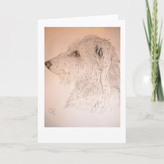 Tarjeta Festiva Deerhound