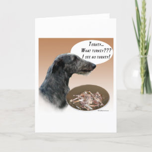 Tarjeta Festiva Deerhound Turquía