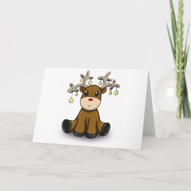 Tarjeta Festiva Deers (Anverso)