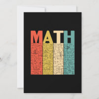 Definición matemática vintage del profesor de mate