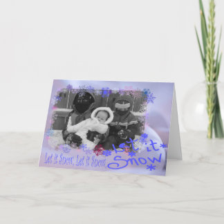 Tarjeta Festiva ¡Dejáis le nevar!!