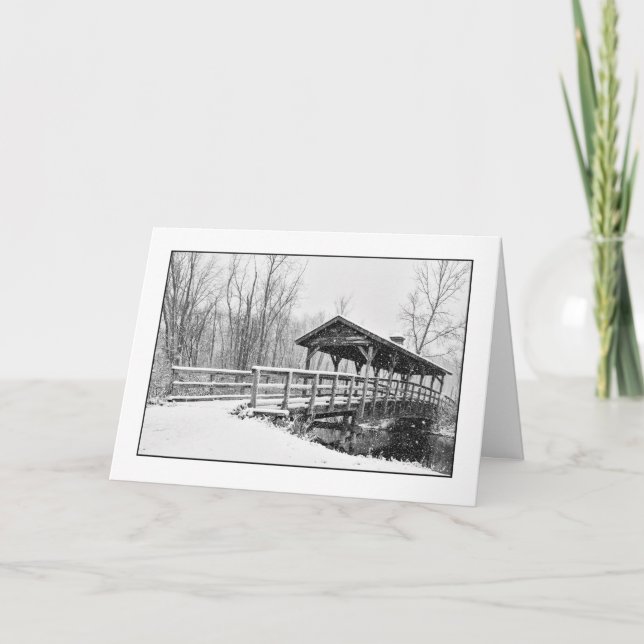 Tarjeta Festiva ¡Dejáis le nevar! (Anverso)