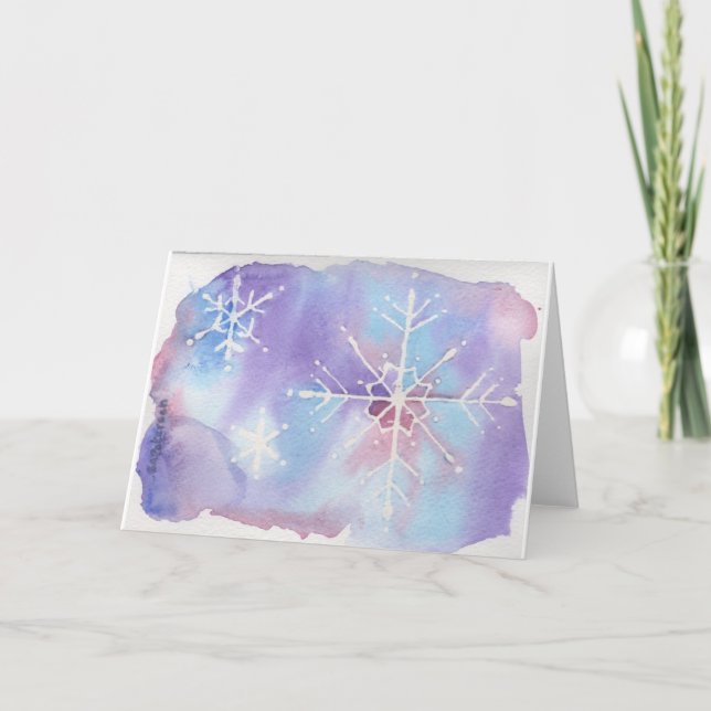 Tarjeta Festiva ¡Dejáis le nevar! (Anverso)