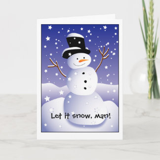 Tarjeta Festiva ¡Dejáis le nevar, servir!