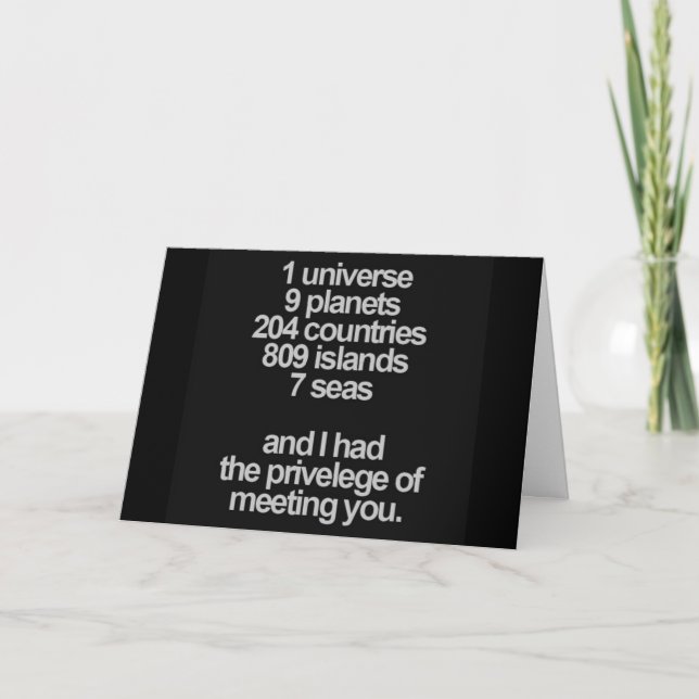 TARJETA FESTIVA *DÉJAME MOSTRARTE TODOS LOS DÍAS* AMOS TANTO (Anverso)