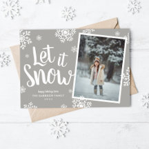 Dejar Que La Nieve | Sobreposición de fotos de cop