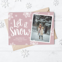 Dejar Que La Nieve | Sobreposición de fotos de cop