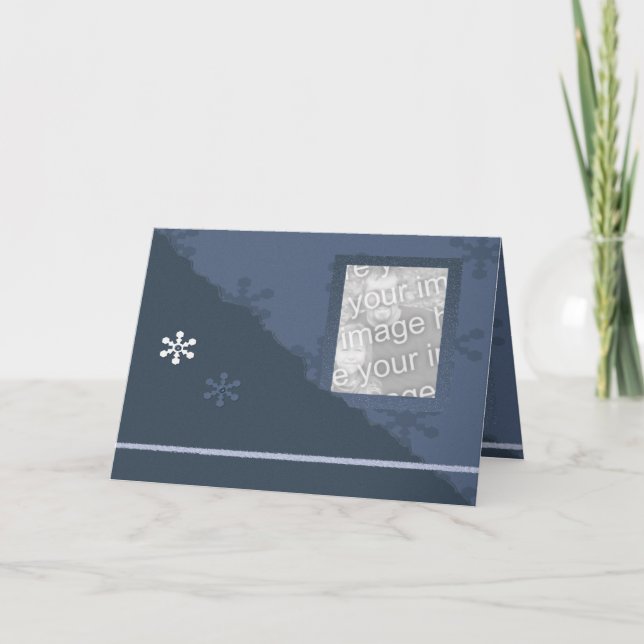 TARJETA FESTIVA DEJAR QUE NIEVE (Anverso)