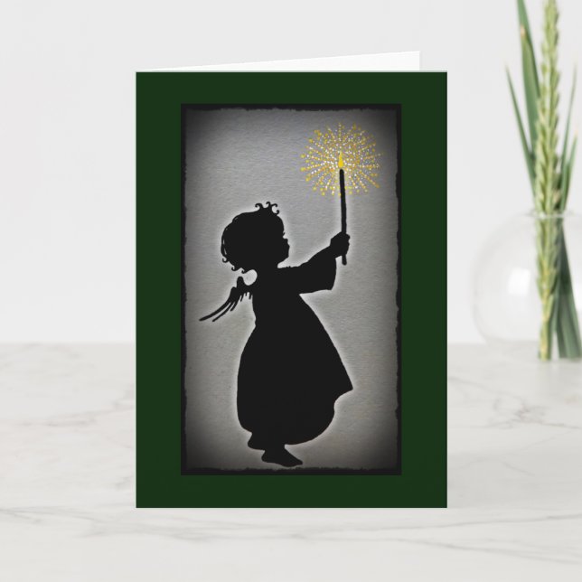 Tarjeta Festiva Deje su brillo ligero (Anverso)