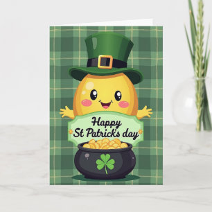 Tarjeta festiva del día de San Patricio