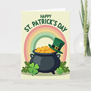 Tarjeta festiva del día de San Patricio
