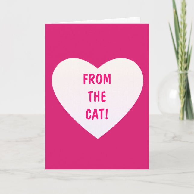 Tarjeta Festiva Del El día de San Valentín Del Personalizado Del G (Anverso)