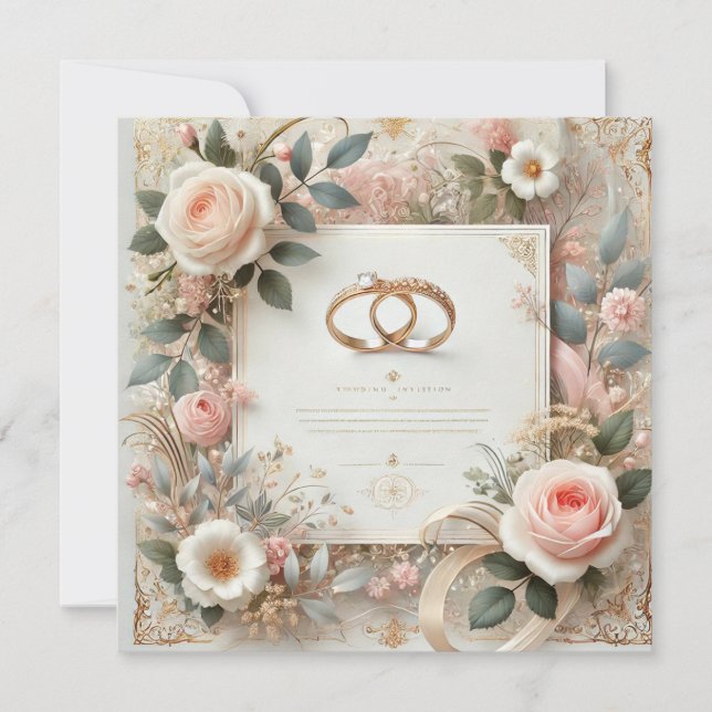 Tarjeta Festiva delicado acento dorado (Anverso)