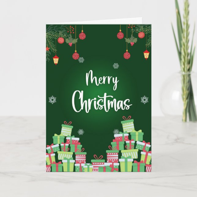 Tarjeta Festiva "Delicia festiva" (Anverso)