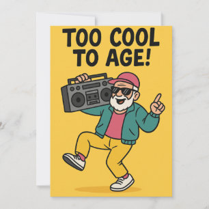 Tarjeta Festiva Demasiado Guay a la edad