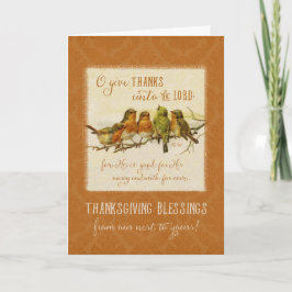 Tarjeta Festiva Den Gracias Por Que Es Bueno - Acción De Gracias