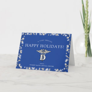 Tarjeta Festiva Dentist Office Personalizado Felices Fiestas