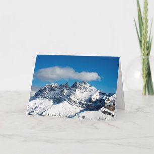 Tarjeta Festiva Dents du Midi Suiza