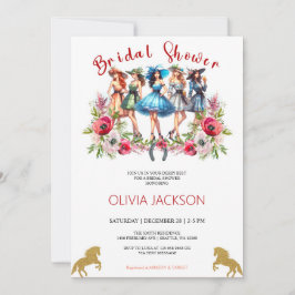 Tarjeta Festiva Derby Bachelorette Bridal Shower