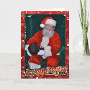 Tarjeta Festiva Derek y Santa 2013