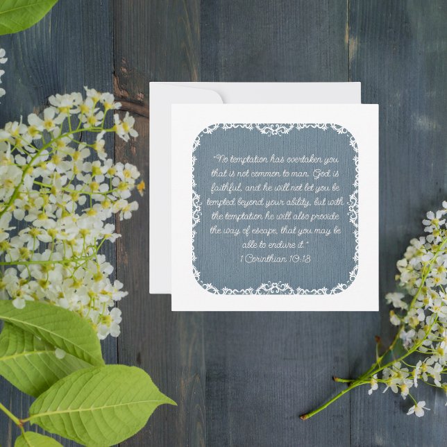 Tarjeta Festiva Descarga de la biblia de Personalizable de encaje  (Subido por el creador)