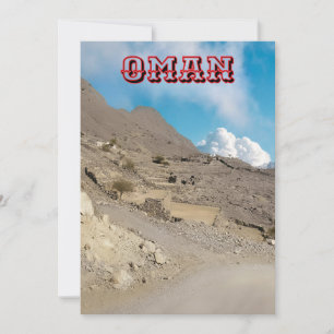 Tarjeta Festiva Descubra la amañada belleza del desierto de Omán