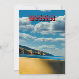 Tarjeta Festiva Descubra la majestuosa belleza de Omán