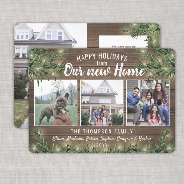 Tarjeta Festiva Desde la nueva casa 4 Navidades de fotografía vege (Subido por el creador)