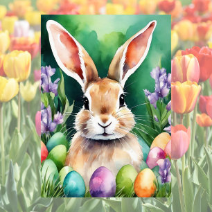 Tarjeta Festiva Desde la Semana Santa del Conejo Personalizado