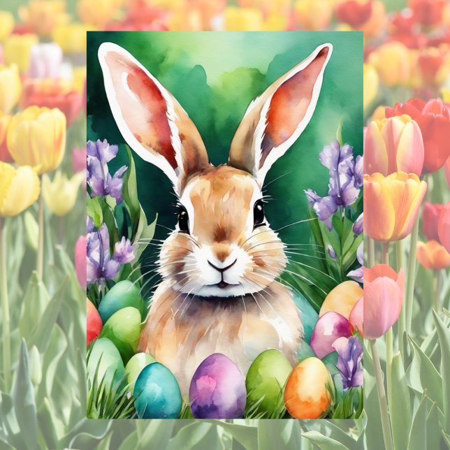 Tarjeta Festiva Desde la Semana Santa del Conejo Personalizado (Subido por el creador)