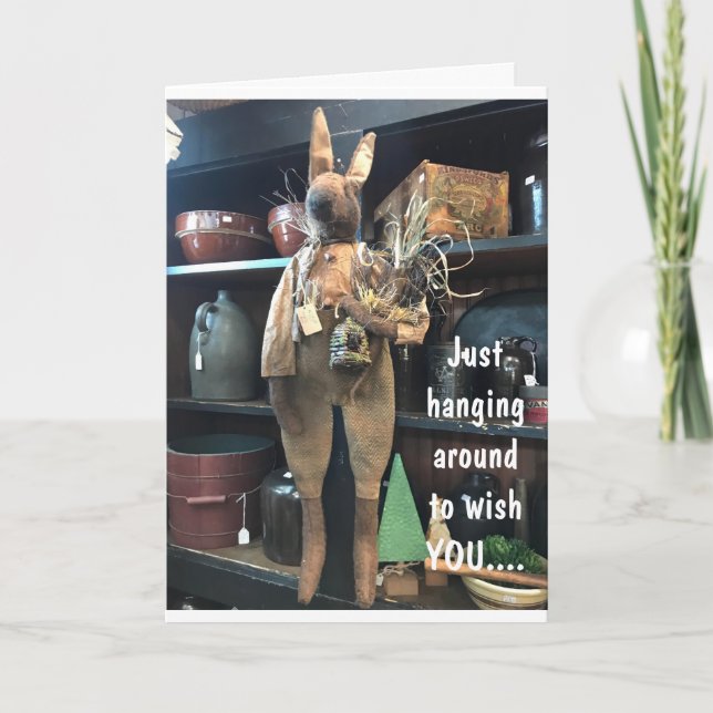 TARJETA FESTIVA *DESEA UNA TEMPORADA DE VACACIONES MUY FELIZ* (Anverso)