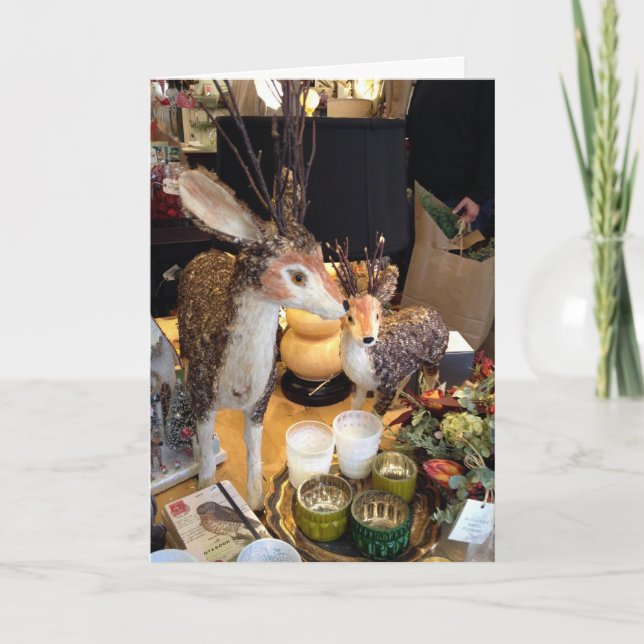 TARJETA FESTIVA DESEADO DOBLE ALEGRÍA PARA EL CUMPLEAÑOS EN NAVIDA (Anverso)