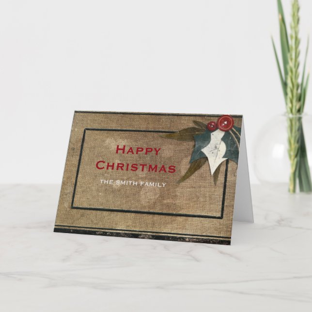 Tarjeta Festiva Deseando feliz festividad Navidades rusos de la Re (Anverso)