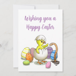 Tarjeta Festiva Deseando Feliz Pascua