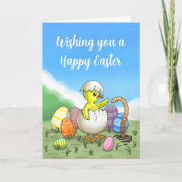 Tarjeta Festiva Deseando Feliz Pascua