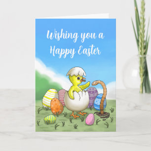 Tarjeta Festiva Deseando Feliz Pascua