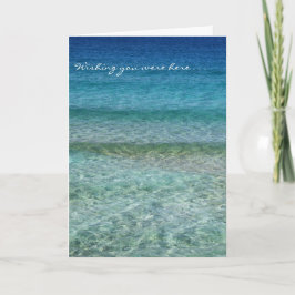 Tarjeta Festiva Deseando que estuvieras aquí, con sobres incluidos