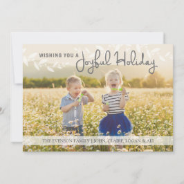 Tarjeta Festiva Deseándole un día de fiesta alegre