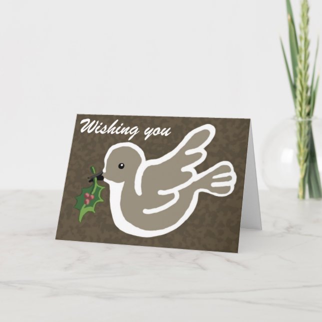 Tarjeta Festiva Deseándote (Anverso)