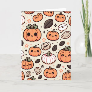 Tarjeta Festiva Deseándote una feliz nostalgia de Halloween