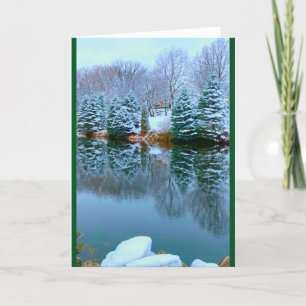 Tarjeta Festiva Deseándote Una Hermosa Temporada De Navidades