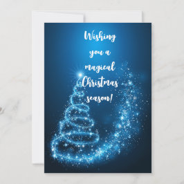 Tarjeta Festiva Deseándote una mágica temporada navideña!